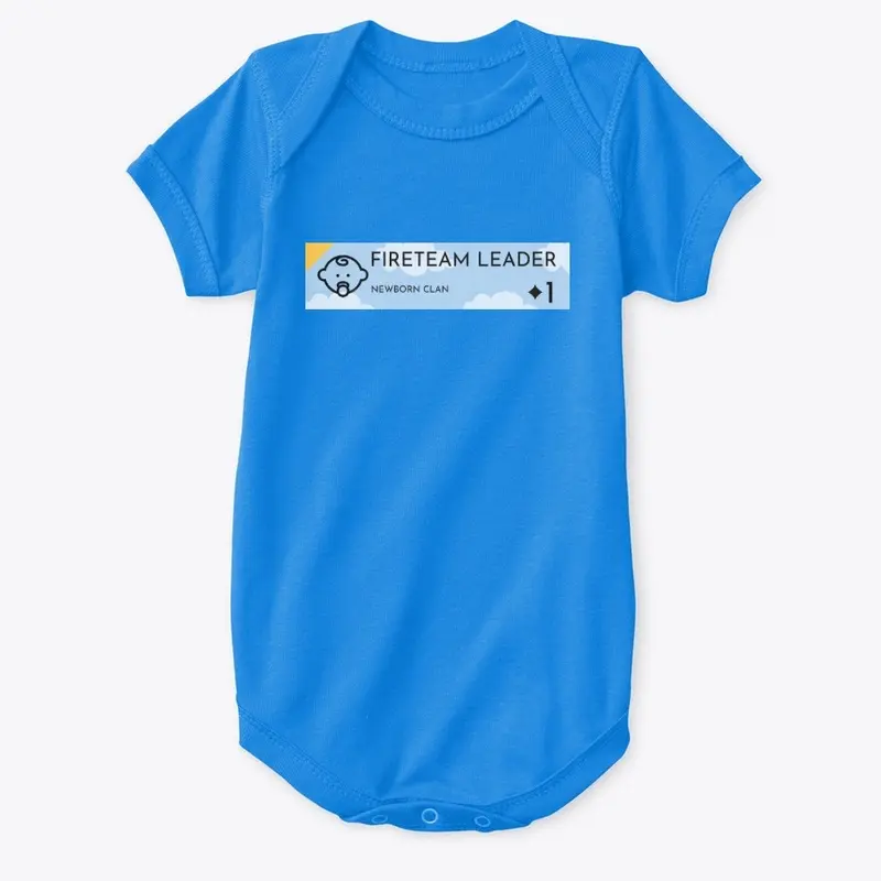 Boy Fireteam Leader Baby Onesie